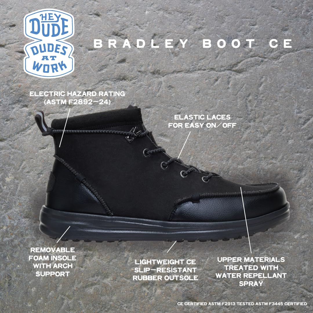 HEYDUDE Bradley Work CE - Black