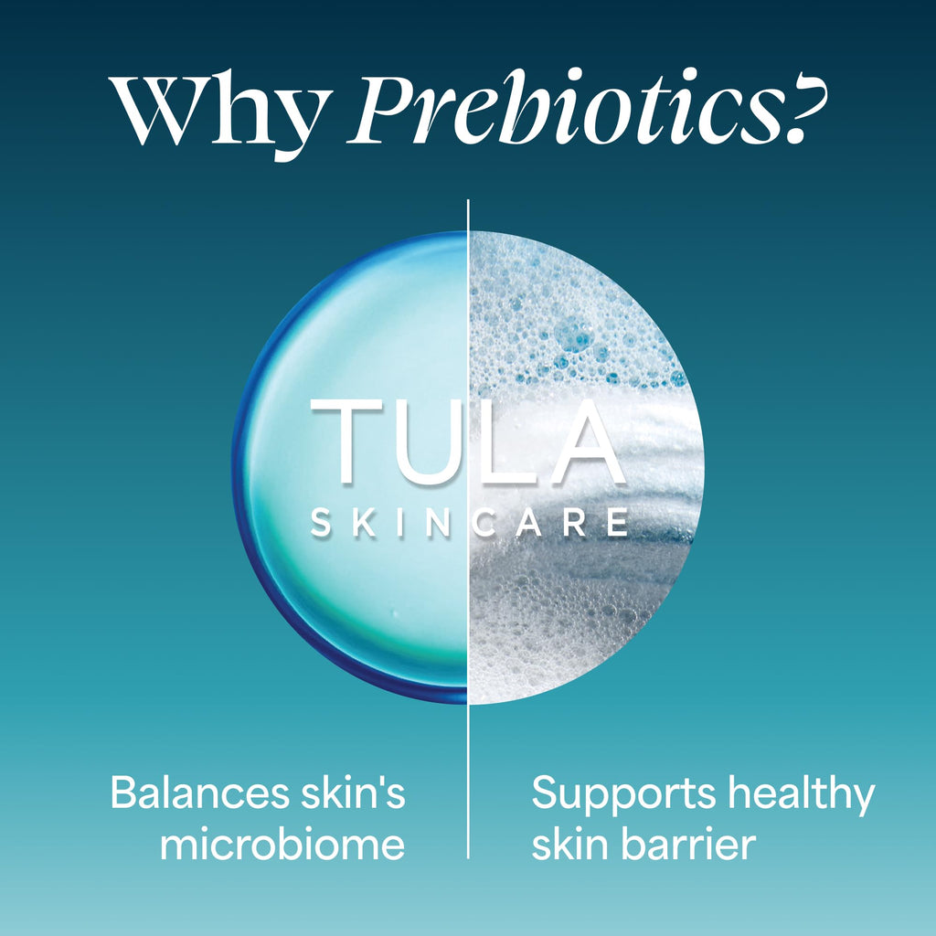 TULA Skincare Rich Rinse Cream-to-Foam Face Cleanser, Daily Wash for Pores & Skin Balance with Prebiotic Extracts, Antioxidants & Turmeric, Nourishing Formula, 6.7 FL OZ