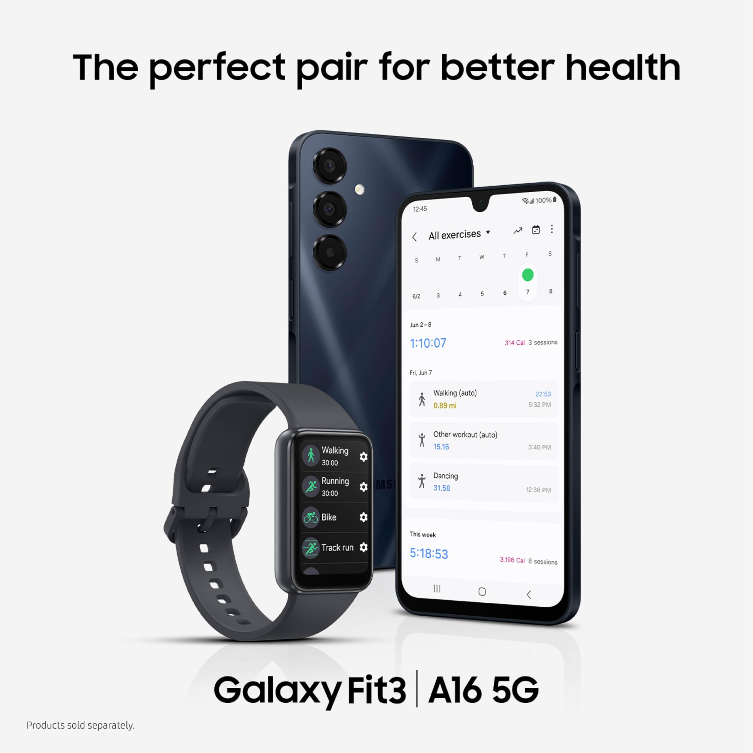 Samsung Galaxy A16 5G A Series, Unlocked Android Smartphone, Large AMOLED Display, Durable Design, Super Fast Charging, Expandable Storage, 5G Connectivity, US Version, 2025, Light Gray
