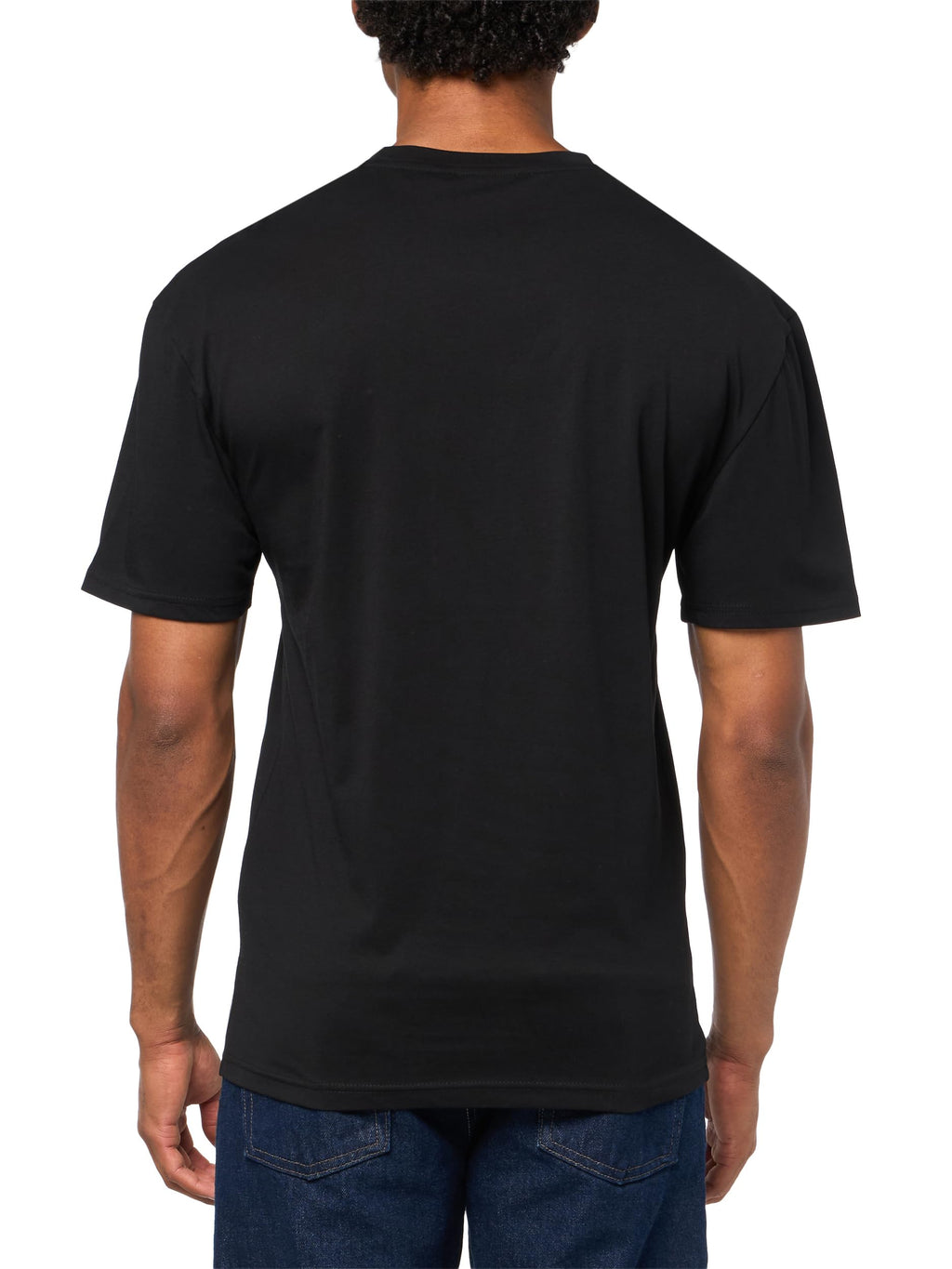 HUGO, Vertical Logo Cotton Short-Sleeve T-Shirt, Black Magnolia, S