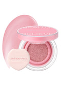JUNG SAEM MOOL Artist Cushion Blush | Easy to Blend with Puff, Buildable Liquid Blush for Cheeks with a Natural & Matte Finish, Korean Makeup (Blur | Merry Pink)