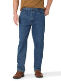 Classic Relaxed Fit, Dark Stonewash, 38W x 30L
