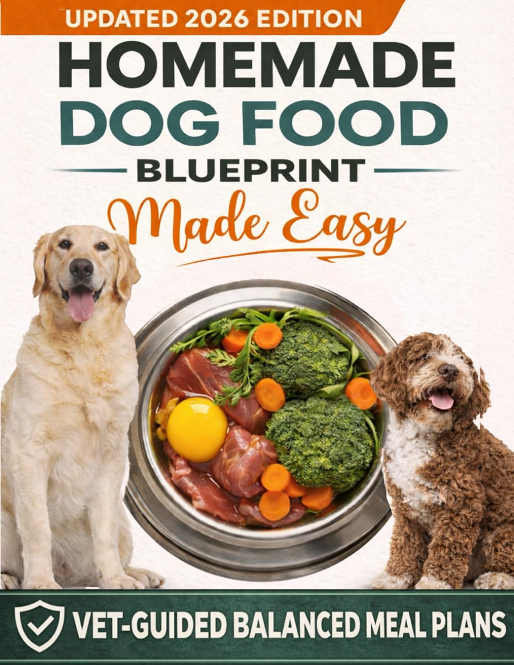 Homemade Dog Food Blueprint Made Easy: Vet-Guided, Allergy-Safe Recipes Dogs Adore – With Balanced, Budget-Friendly Meal Plans for Energy, Longevity & Healthy Weight (All Breeds & Life Stages)