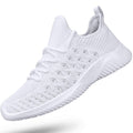 Feethit Mens Slip On Walking Shoes Lightweight Breathable Non Slip Running Shoes Comfortable Fashion Sneakers for Men White Size 12
