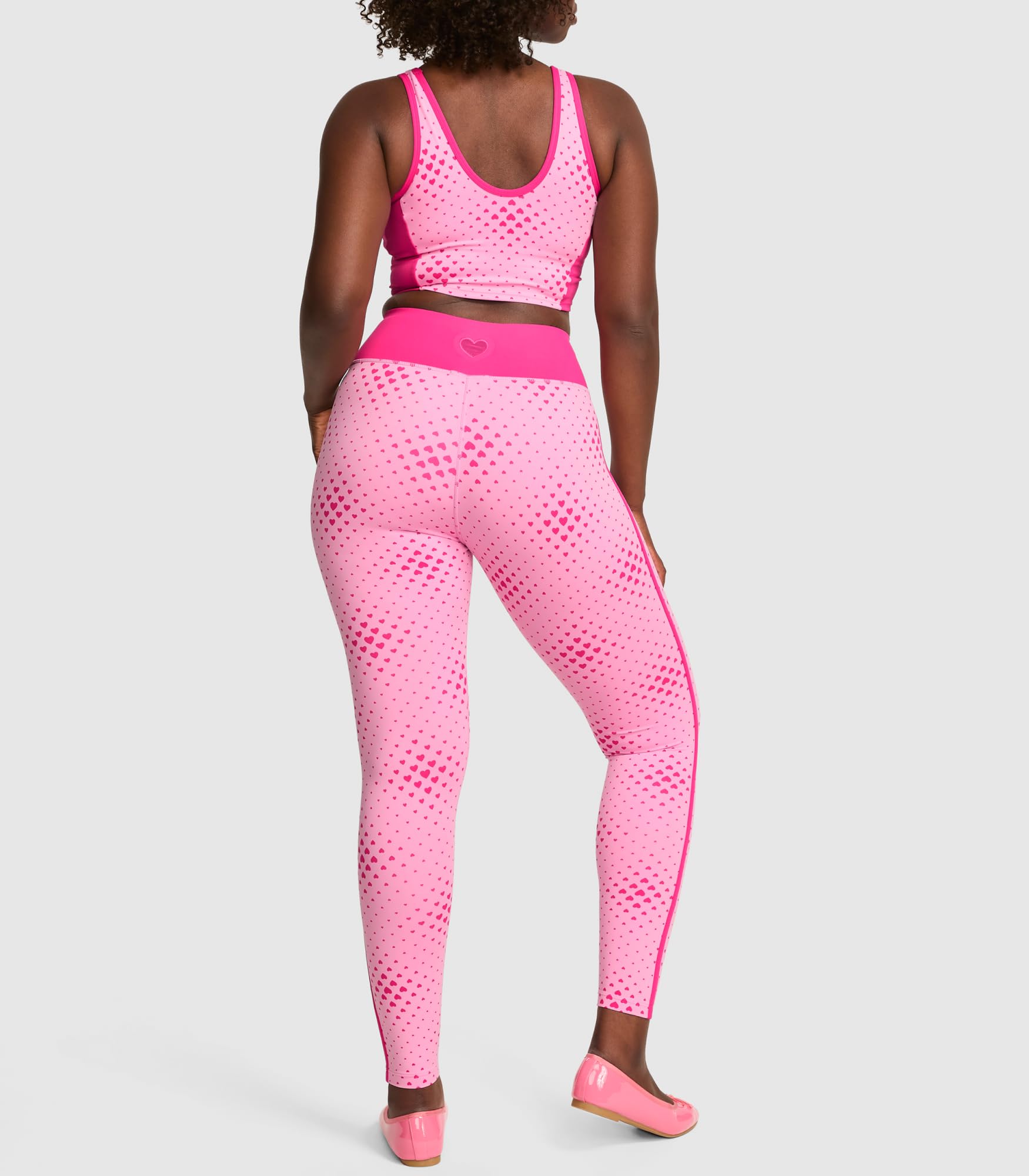 Victoria's Secret Pink | Elle Relay Leggings, Pink Hearts, M