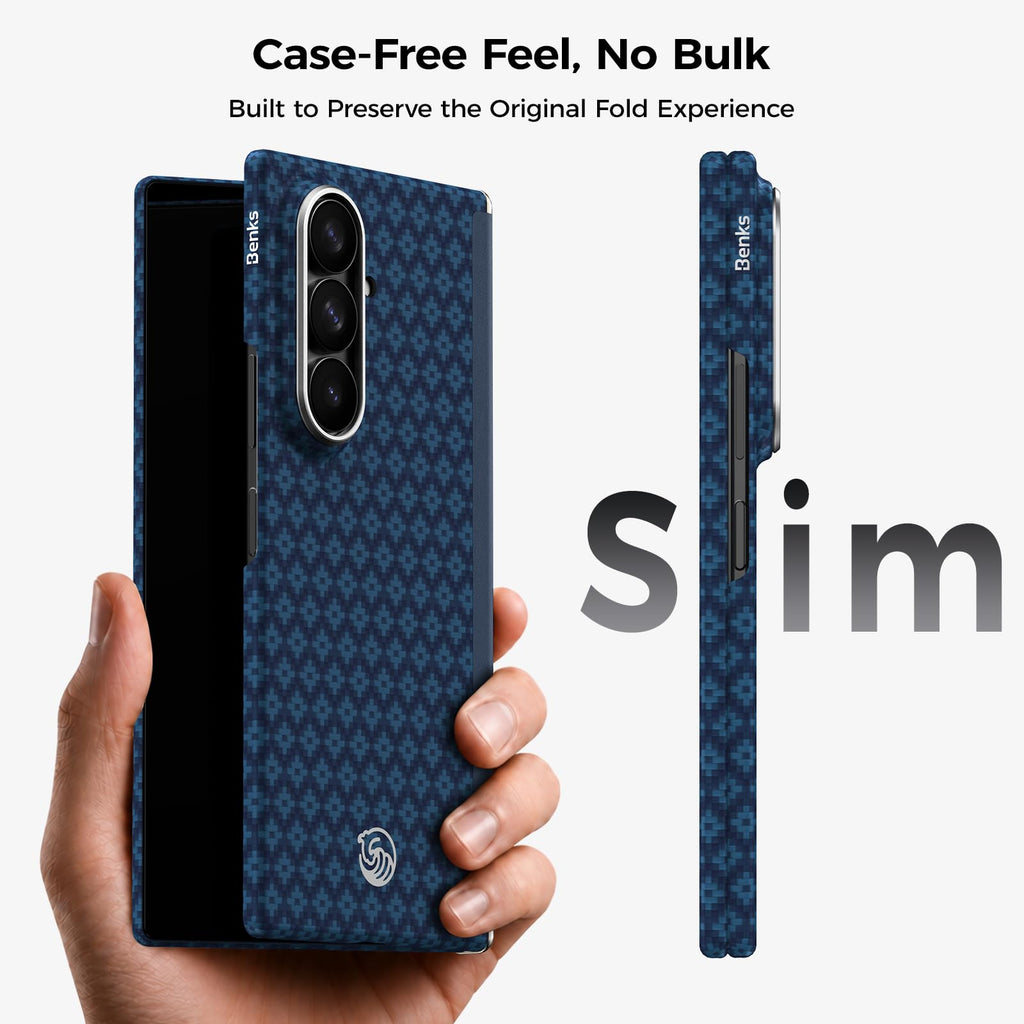 BENKS for Z Fold 8 Ultra Case with Hinge Protection & Screen Protector
