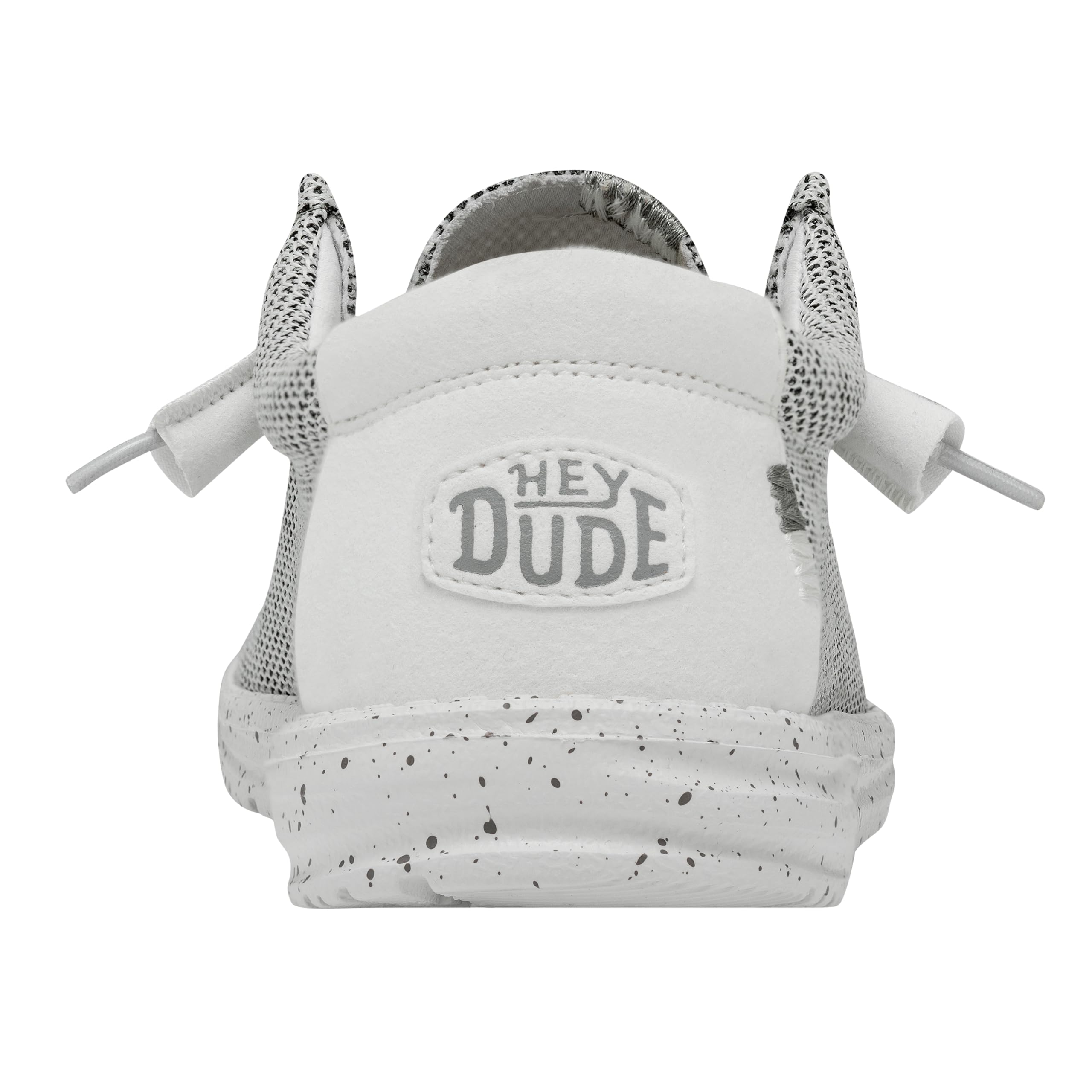 HEYDUDE Men's Wally Sox | Mens Shoes | Men's Lace Up Loafers | Comfortable & Light-Weight Stone White
