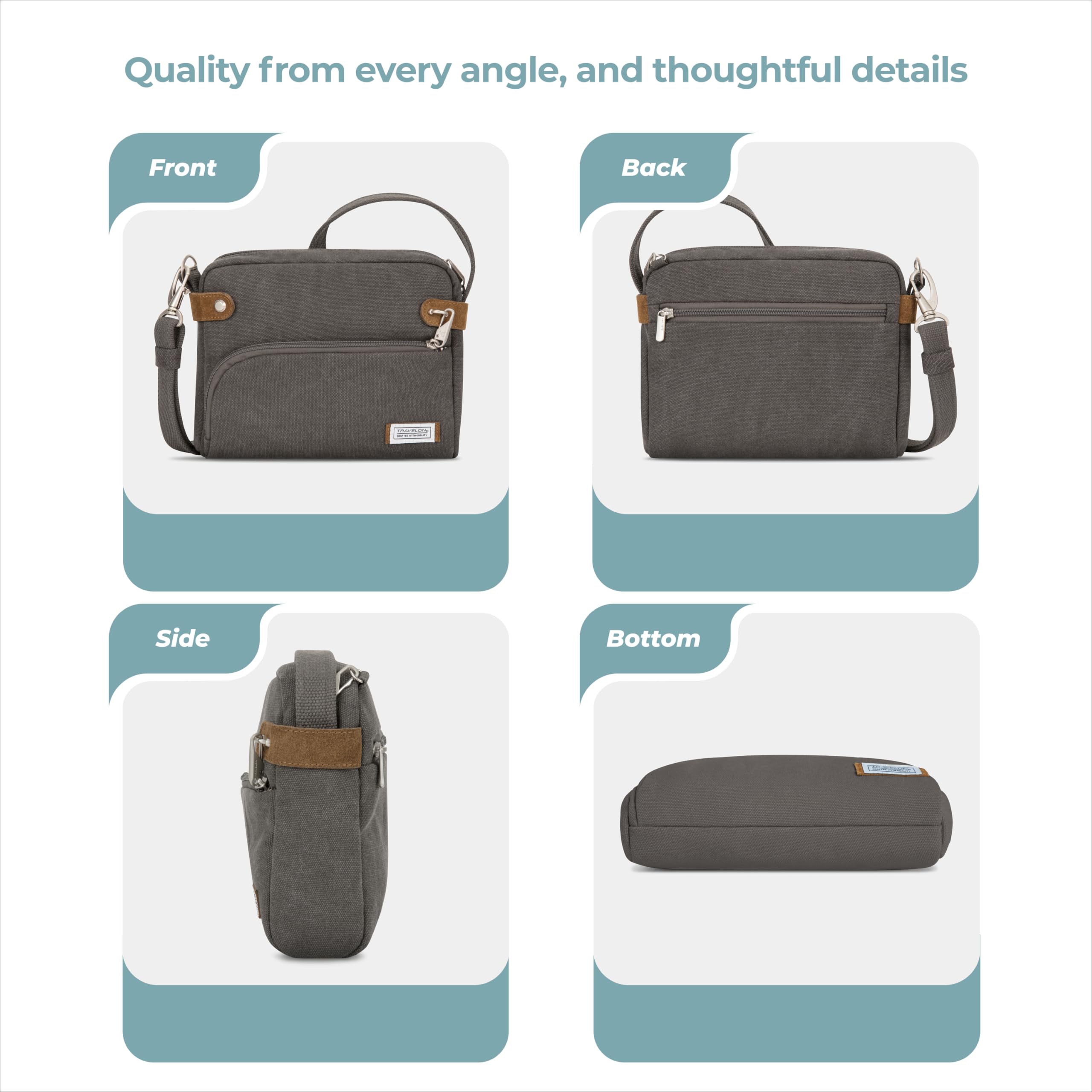 Travelon Anti-Theft Heritage Crossbody Bag