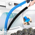 PetOde 2 Pieces Dryer Vent Cleaner Kit Compatible with Most Vacuum Cleaner, Dryer Lint Brush and Vacuum Hose Attachment with Universal Connector, Quickly Lint Remover