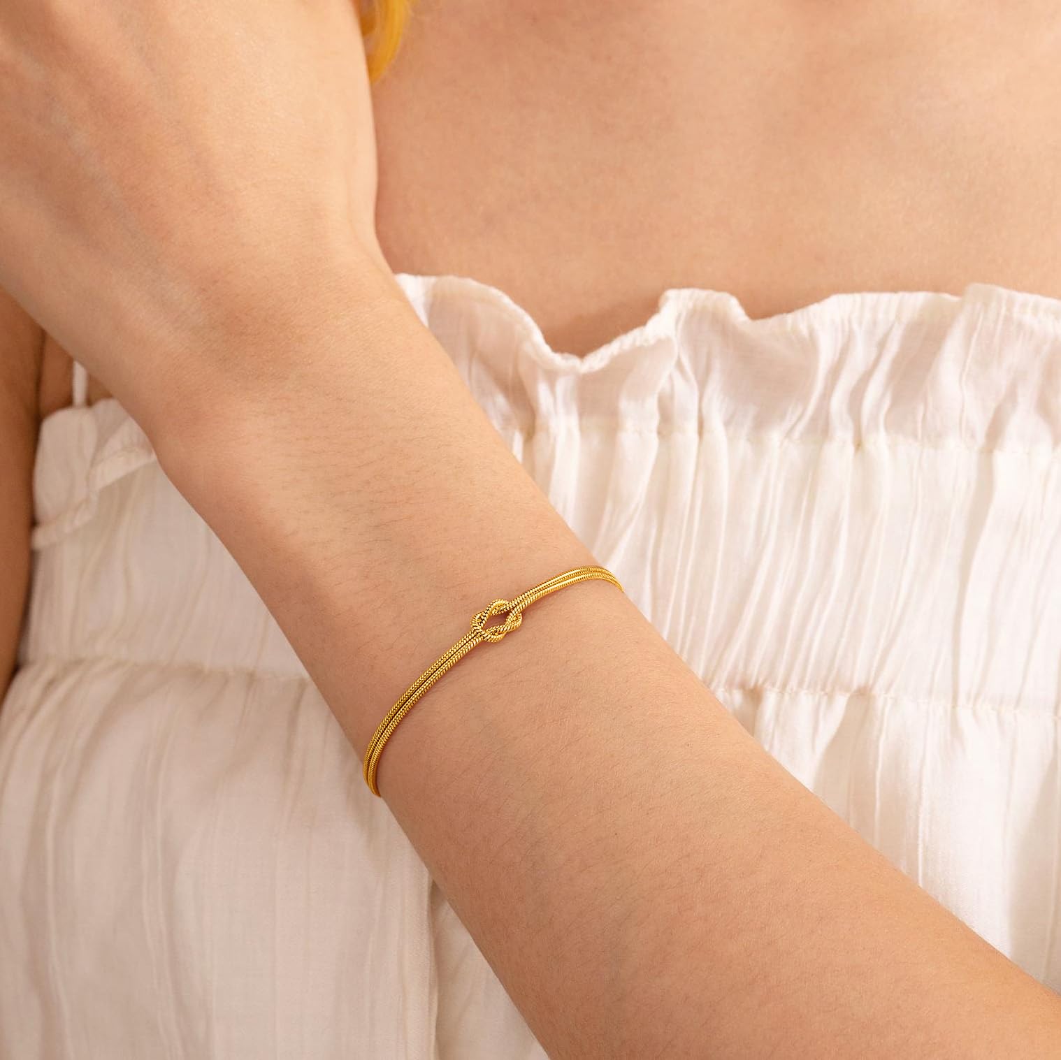 GRCLD Matching Bracelets for Couples Love Knot Bracelet Pinky Promise Soulmate Relationship Friendship Bracelets Forever Infinity Jewelry Gifts for Women Teen Her Him (PROMISE)
