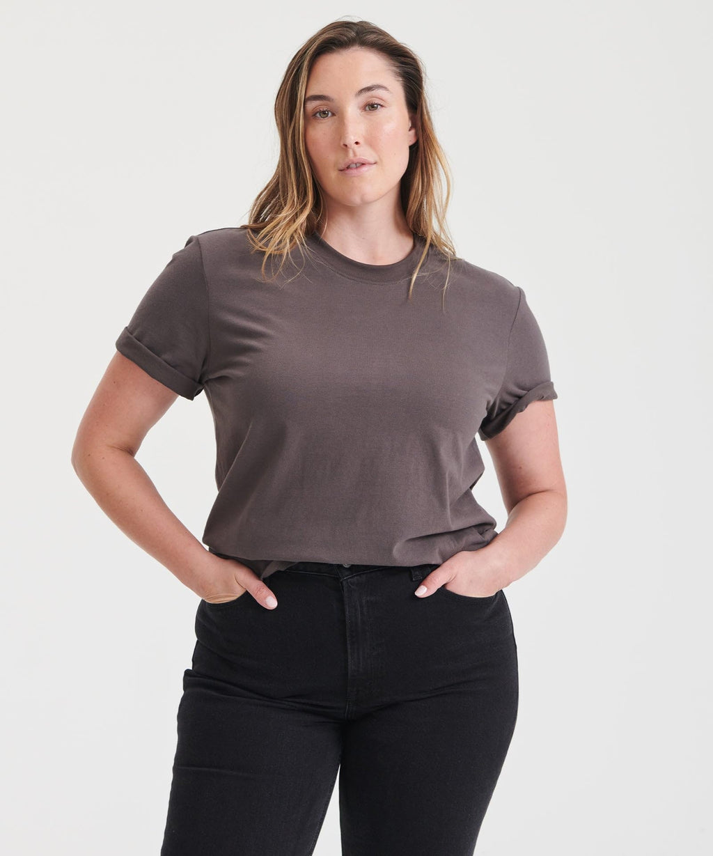 NAADAM The Tee, Fossil, Medium