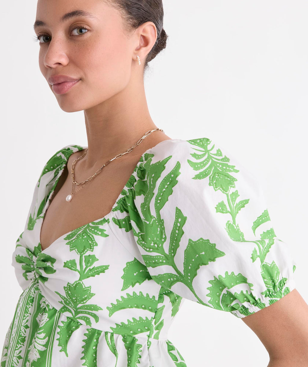 vineyard vines Sally Top, Pineapple Palm Print, XS