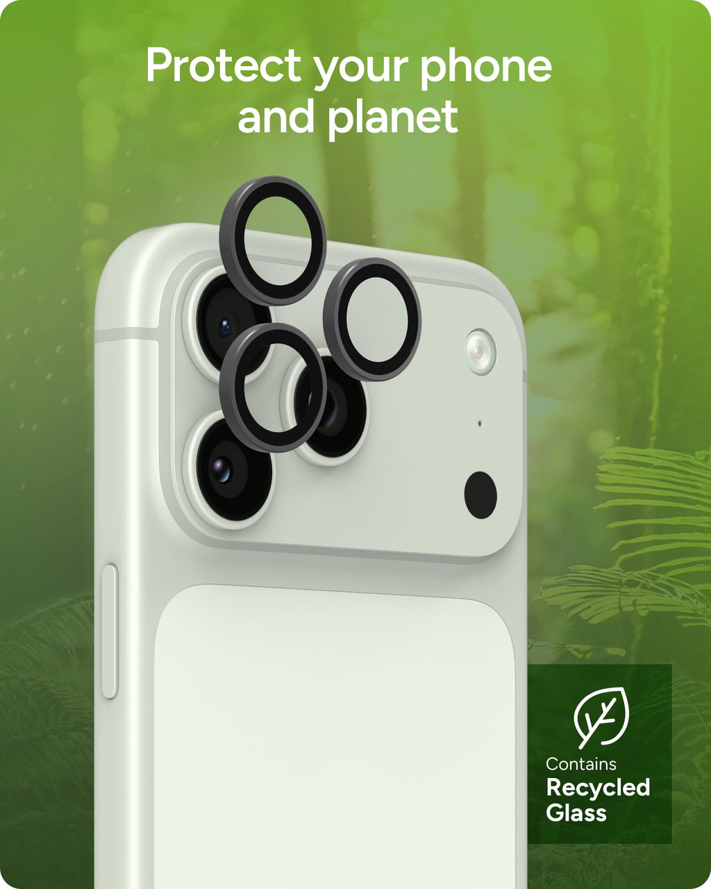ZAGG Camera Lens Protector for iPhone 18 Pro/ 18 Pro Max, Silver