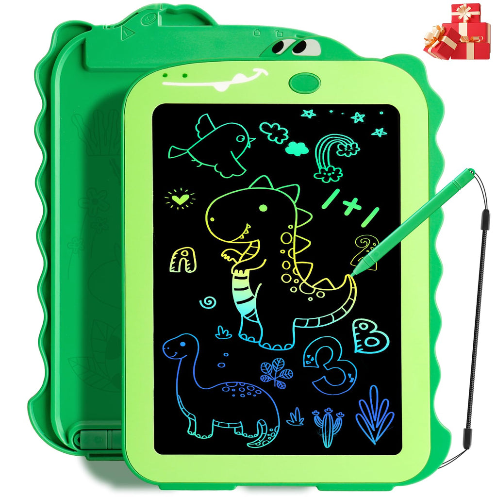 Teriph LCD Writing Tablet for Kids, Colorful Toddlers Toys Drawing Board, Educational Kid Toys, Doodle Pad Dinosaur Toy for 3 4 5 6 7 8 Year Old Boys Girls Birthday Party Christmas Gifts,8.5inch