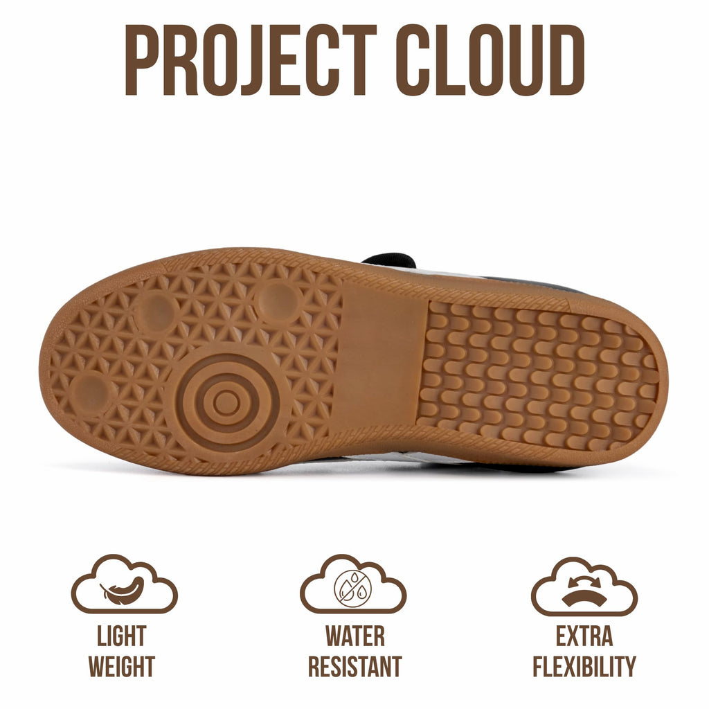 Project Cloud Comfortable Womens Shoes - Casual Trendy Mary Jane Shoes Women with Memory Foam - Lightweight & Non-Slip Fashion Sneakers for Women 2026 (Spring, BLK,8M)