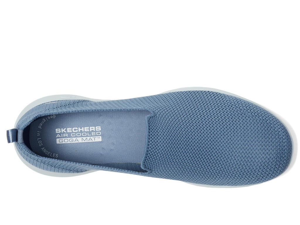 Skechers Women's Go Walk Joy - Sensational Day Sneaker, Blue, 7.5