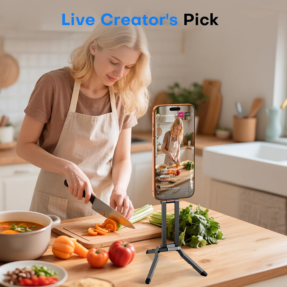 OMOTON TP06-E [3-Adjust] Sturdy Compact Magnetic Phone Tripod for iPhone 18
