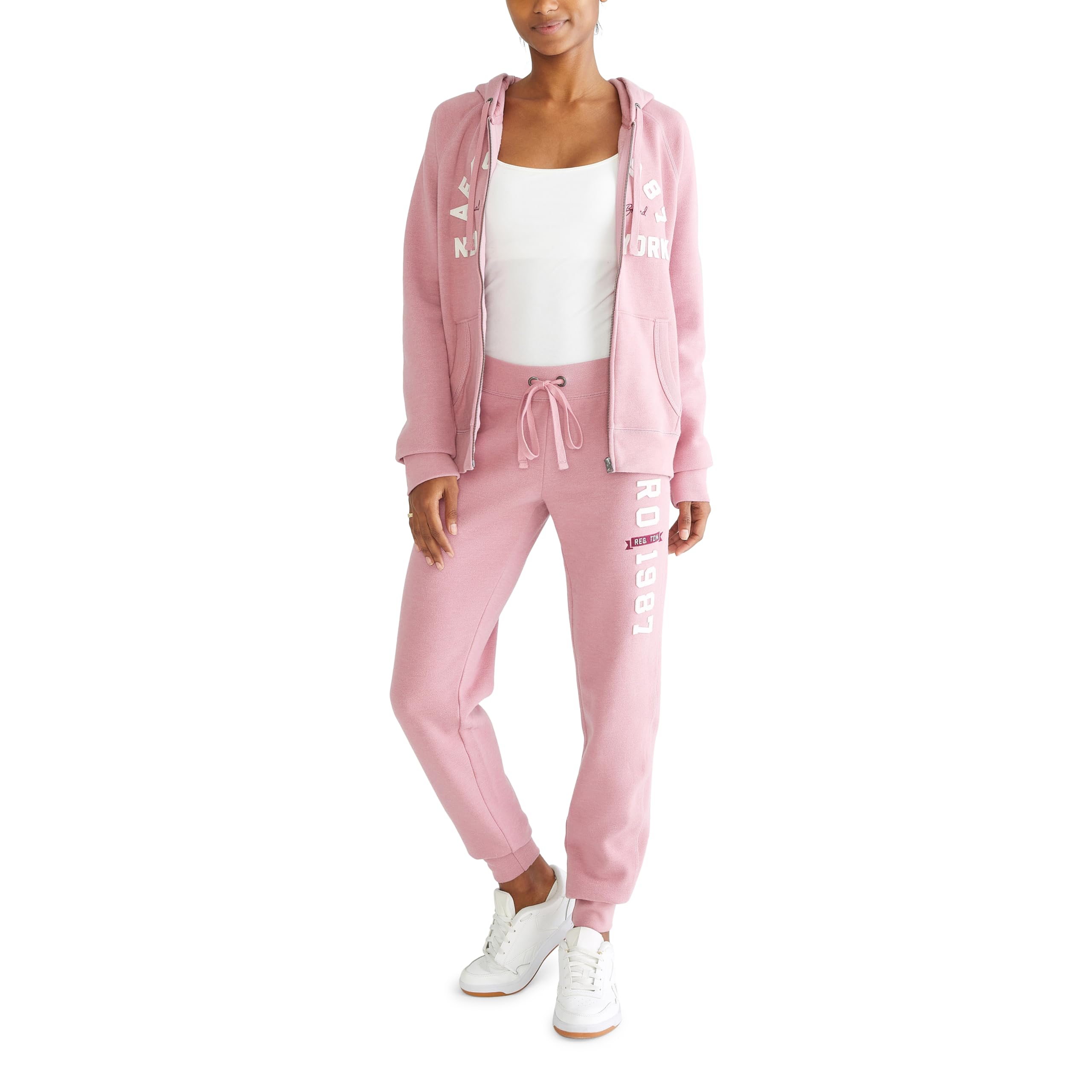 Aero Logo Cinch/Jogger Pant- Arches- 1987, Fox Glove, M