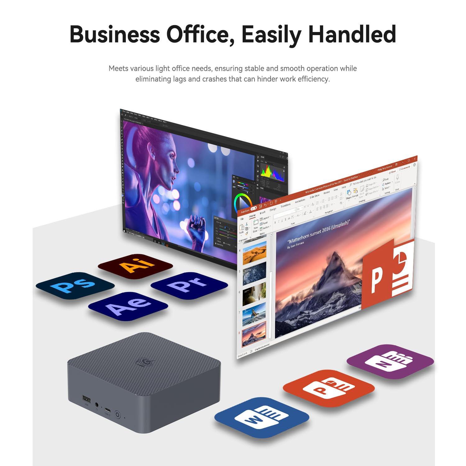 Beelink EQi12 Mini PC, Intel Core i5-1235U(10C/12T, up to 4.4GHz), Mini Computer with 32GB DDR4 RAM 1TB M.2 PCle 4.0x4 SSD, Micro PC Support 4K@60Hz Dual Screen Display/1000M LAN/WiFi6/BT5.4