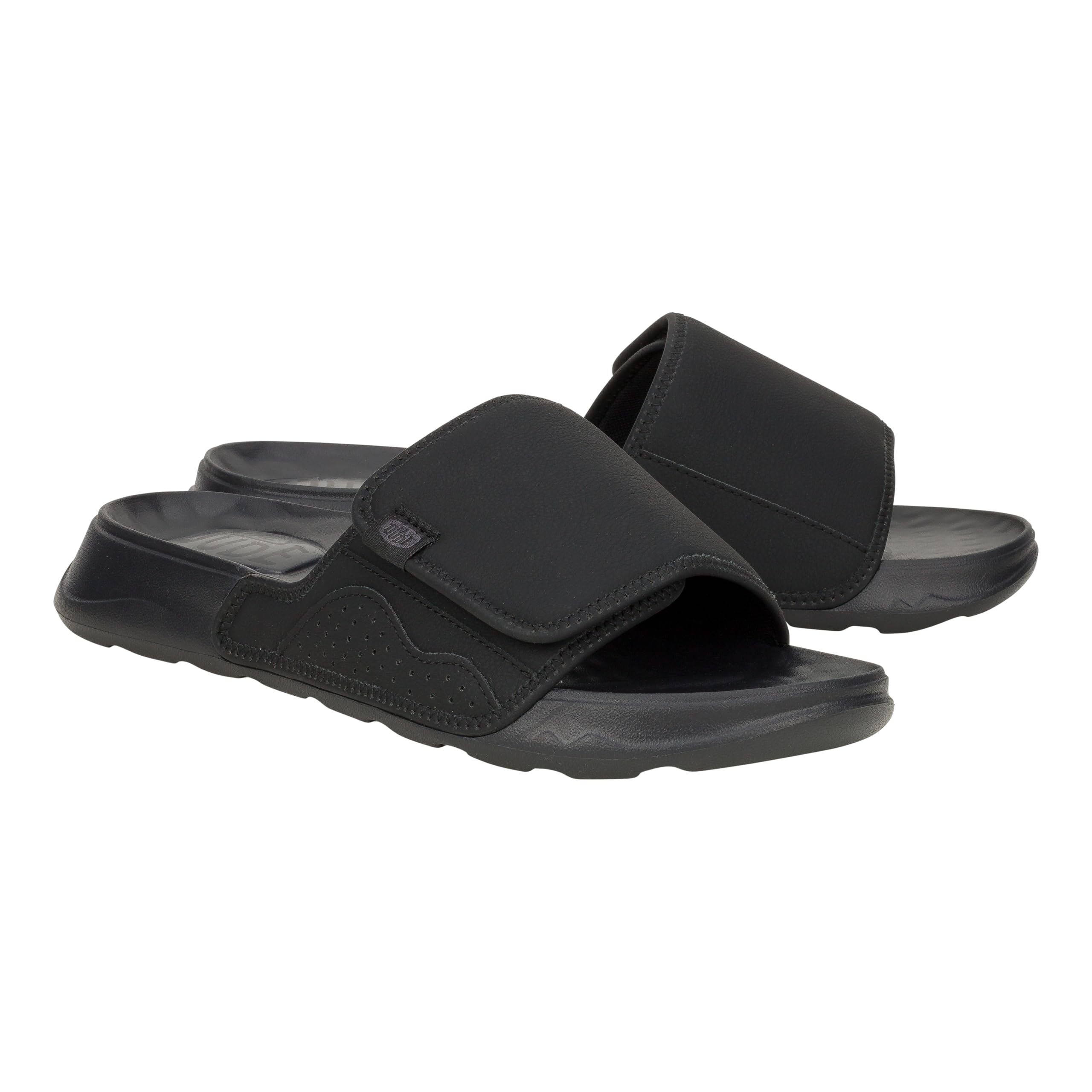 HEYDUDE Men's Shore Slide Classic Loafer Black