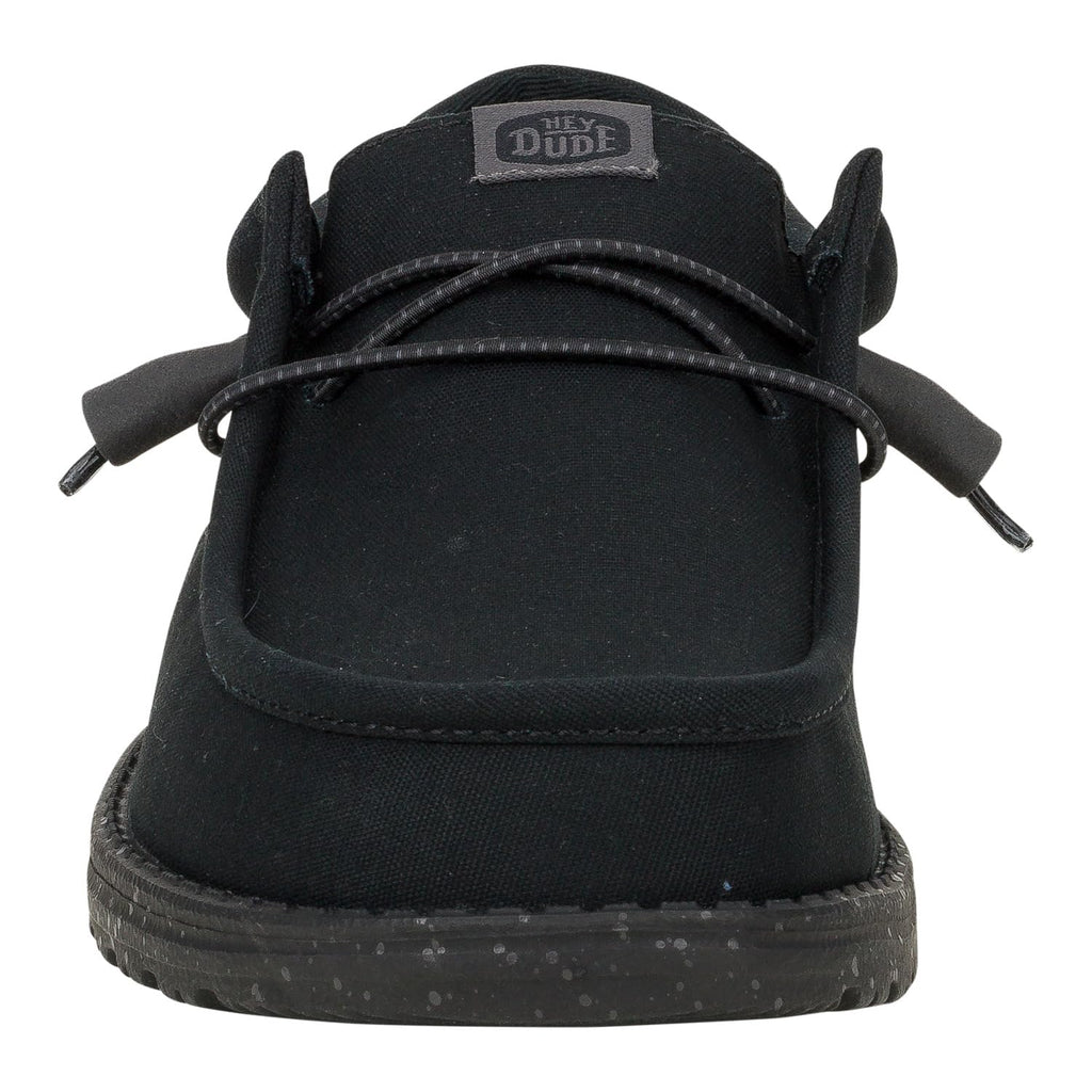 HEYDUDE Wally Canvas Mono Black/Clay Size 13, Men’s Shoes, Slip-on Loafers, Comfortable & Light-Weight