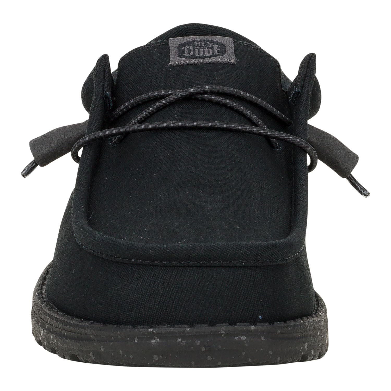 HEYDUDE Wally Canvas Mono Black/Clay Size 13, Men’s Shoes, Slip-on Loafers, Comfortable & Light-Weight