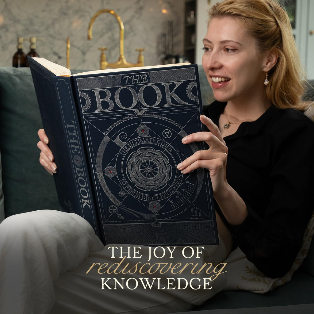 HUNGRY MINDS The Book in a Gift Box: Ultimate Guide for Rebuilding Civilization - Unique Artifact - Knowledge Encyclopedia with Over 400 Pages of Detailed & Catchy Illustrations