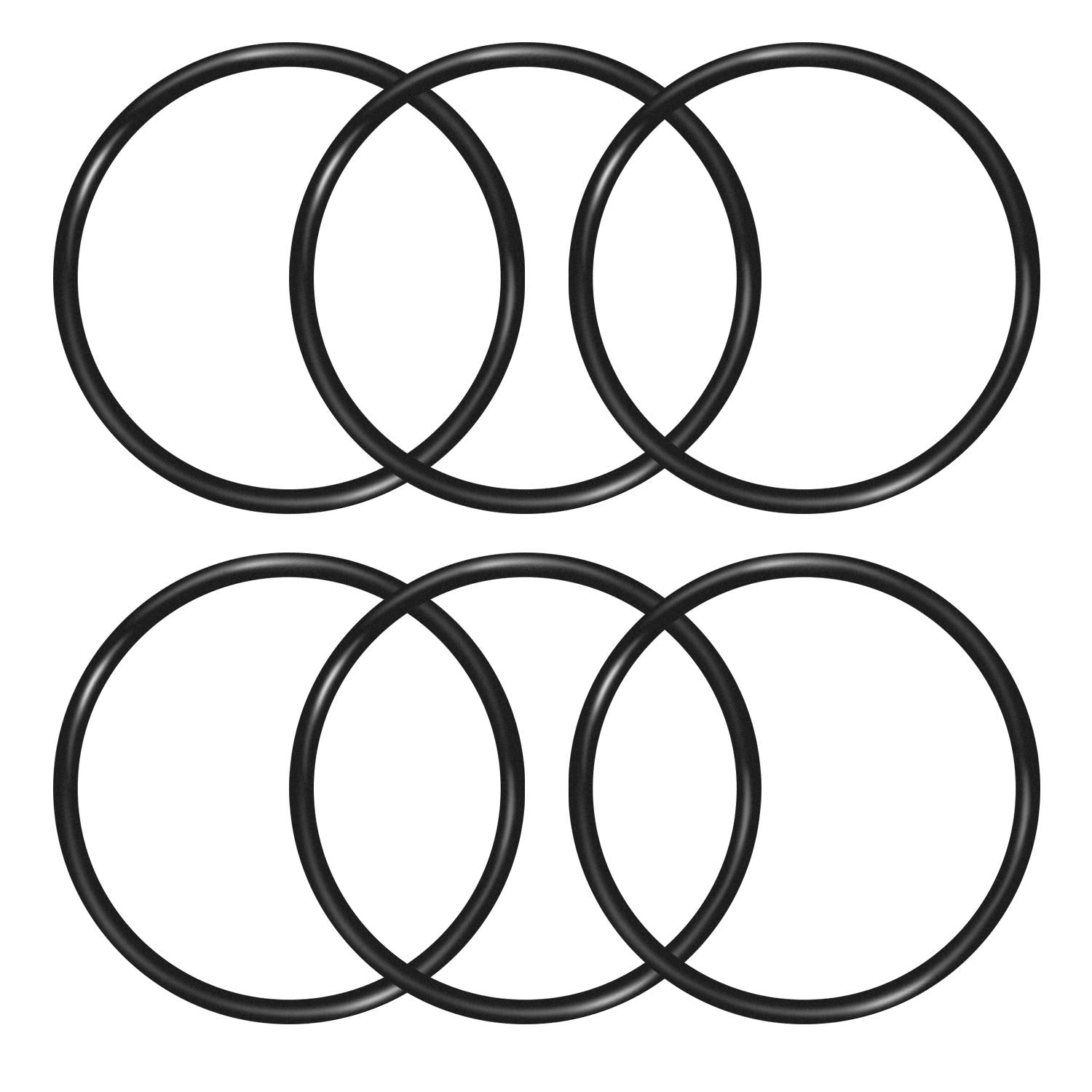 O-Rings for GE TM 2.5 Inch Water Filters Compatible with GXWH20F/ GXRM10/ GX1S01R (6 PCS)