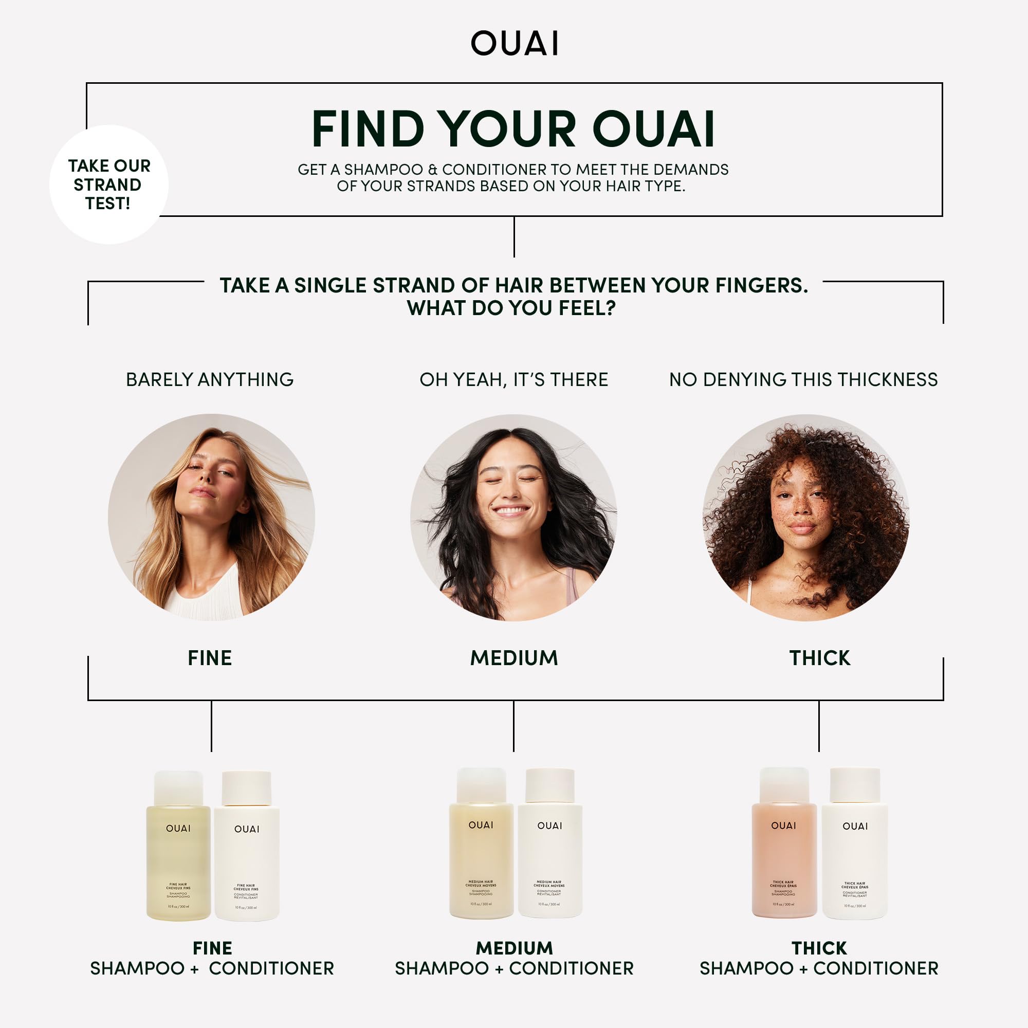OUAI Fine to Medium Hair Treatment Mask - Lightweight Deep Conditioning Hair Mask with Shea Butter, Keratin & Panthenol - Helps Hydrate, Fight Frizz, Strengthen & Repair Damage (3.4 oz)