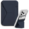 MOFT Magnetic Wallet Stand Compatible with iPhone 17/16/15/14/13/12 Series, Angle Adjustment & Magsafe Compatible MOVAS Phone Stand,Navy Blue