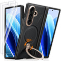 TORRAS Q3 VegSkin for Galaxy Z Fold 8 Ultra Case Leather, Magnetic Stand