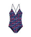 vineyard vines Sconset One-Piece, Floral Navy Print, L