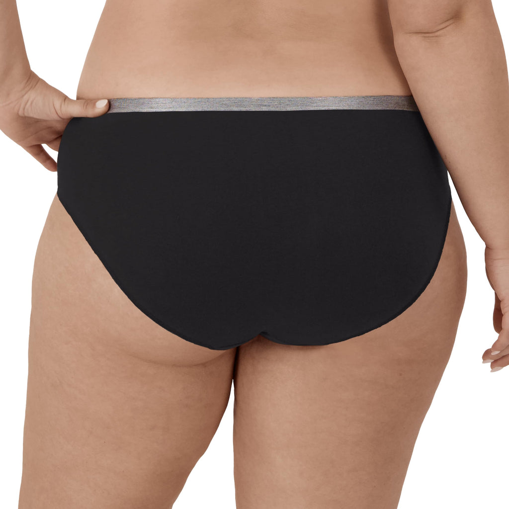 Hanes Women's Brief Underwear, Stretch Brief Panties for Women, Tag-Free Underwear, 5-Pack