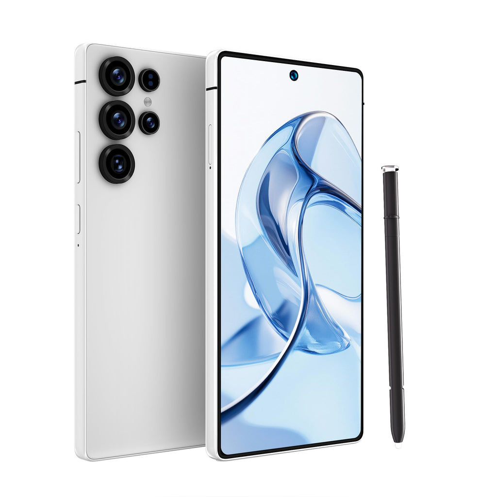 I25 Ultra Unlocked Cell Phone Built in Pen Smartphone 6.99" HD Screen Unlocked Phones, Android 14 Phone, 8G RAM+256GB, 48MP Camera, Battery 7000mAh, Dual SIM/Fingerprint Lock/Face ID/AI App(Sliver)
