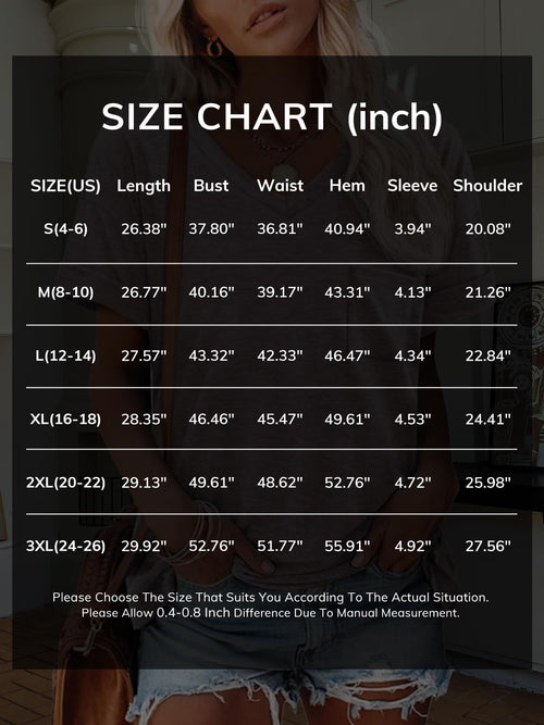 ATHMILE Summer Tops for Women 2024 Womens Tops Casual T Shirts Gray Purple
