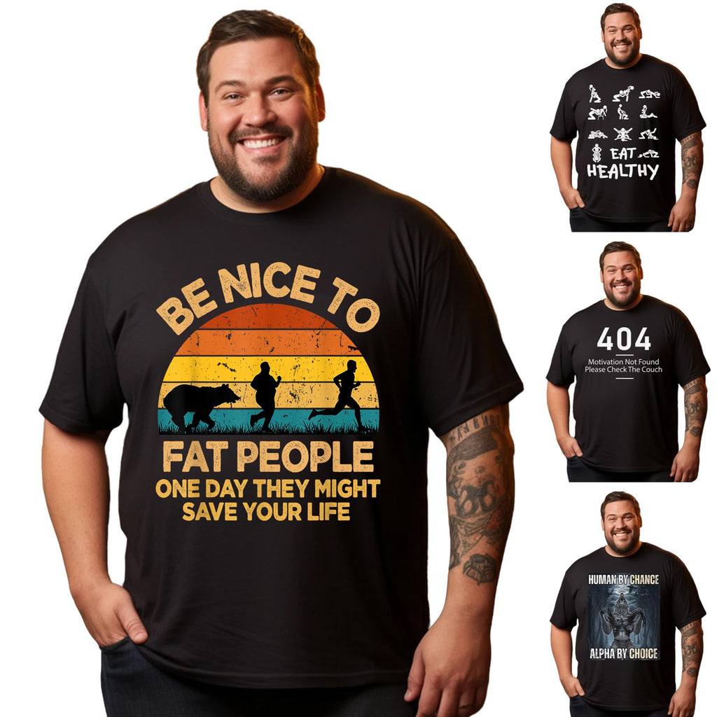 xtalline Big and Tall Men T Shirts Graphic Tee Shirt Casual Fashion Short Sleeve Plus Size T Shirt Tshirts for Men 4XL XXXXL XXXX 4X Large #20 Fat Man T0 5DAR 040