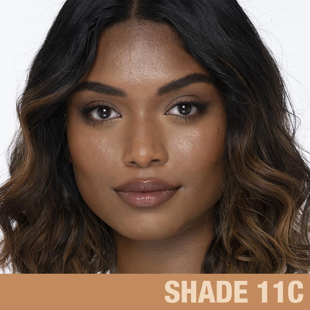 Charlotte Tilbury Beautiful Skin Medium Coverage Hydrating Foundation - Buildable Liquid Makeup for Instant Glow, Plumping Hydration & Lasting Skincare Benefits - 11 Cool