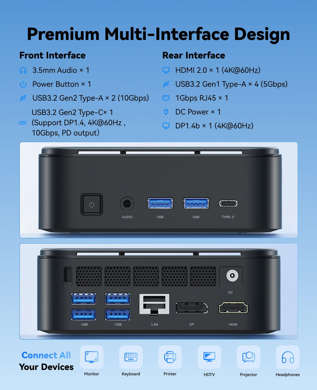 KAMRUI Mini PC E3B 11 Pro AMD Ryzen V2748 (Beat R7 5825U/R5 6650H/R5 7430U, up to 4.3GHz) Mini Pc, Mini Desktop Computer 16GB DDR4 512GB SSD,AMD Radeon Graphics Triple 4K Display/WiFi6/BT5
