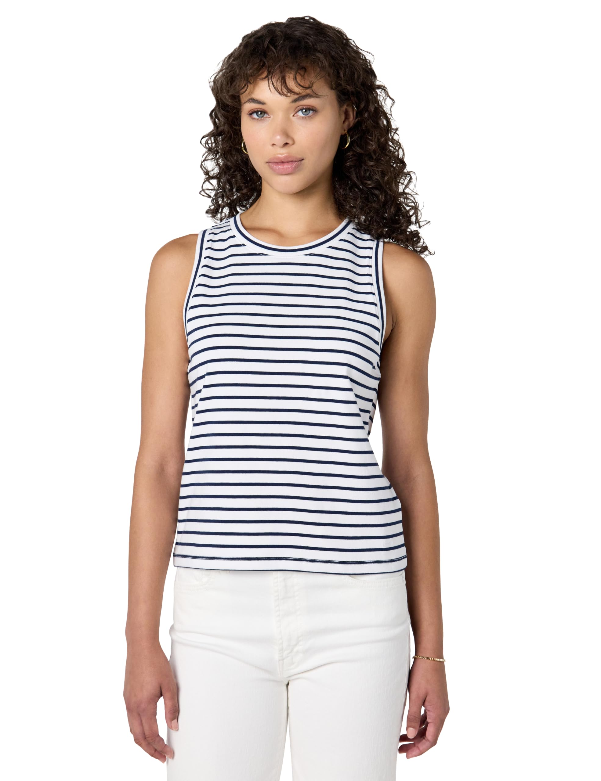 vineyard vines Deluxe Layering Tank, Nautical Navy Stripe, L