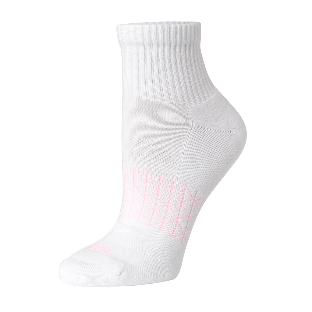 Hanes Women's Cushioned Ankle Socks, Absolute Active Ankle Socks for Women, Seamless Toe, 4-Prs