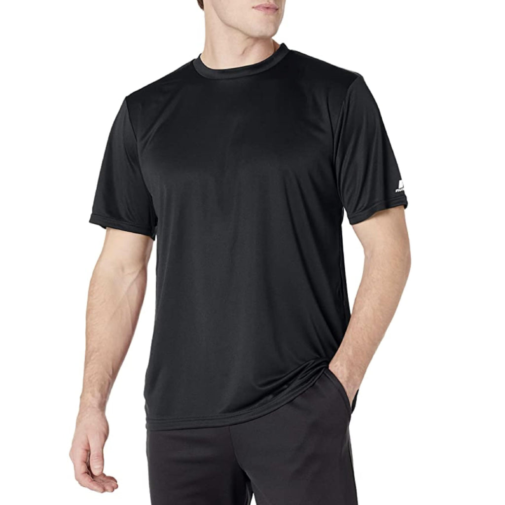 Russell Athletic Men's Short Sleeve Performance T-Shirt, Black, 4X-Large