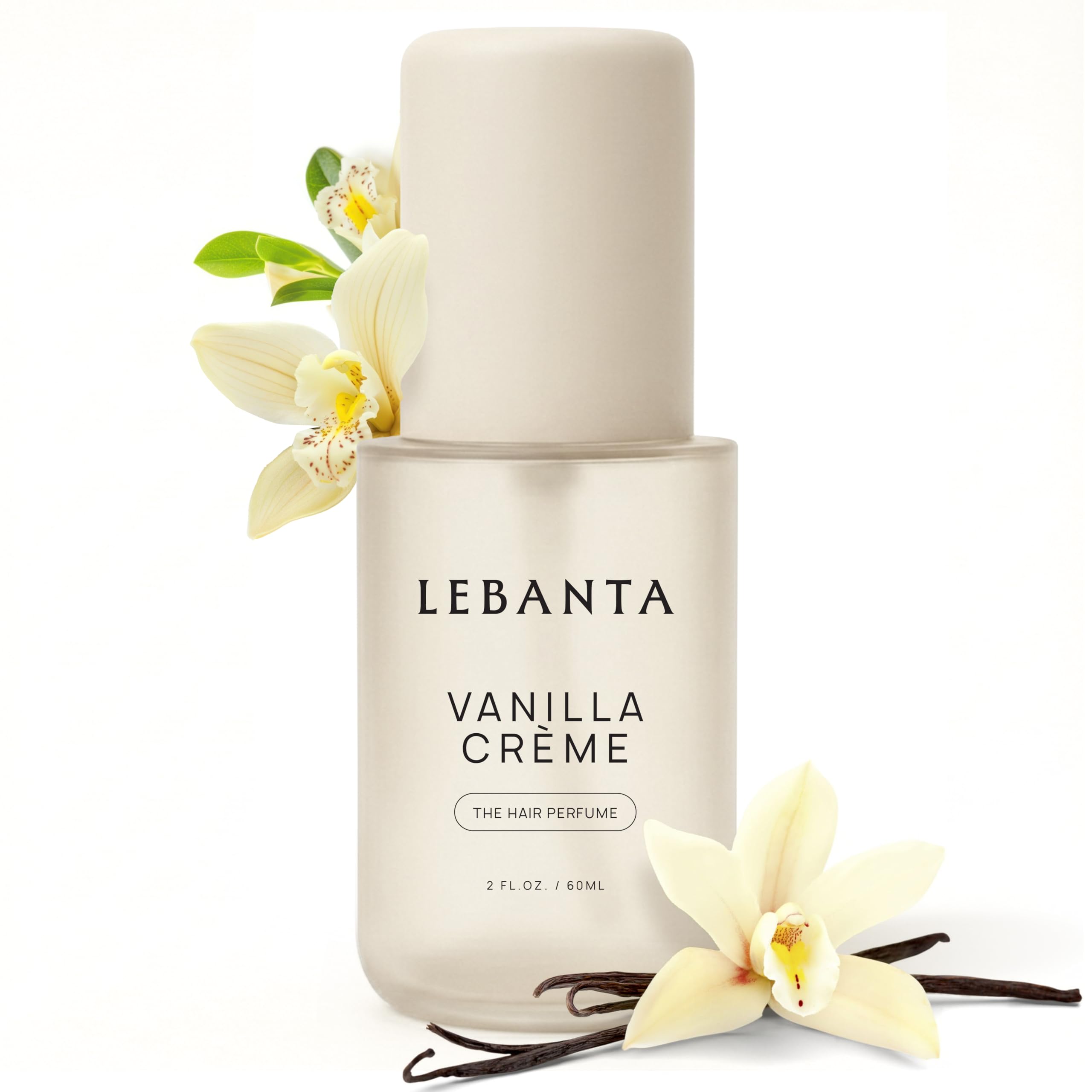 Lebanta Hair Perfume for Women - Odor Eliminator Oil Hair Spray & Body Mist Set - Travel Size Fresh Hair Mist Fragrance Hair Care Gift for Girls, Woman & Teen - 60mL (Vanilla Creme)