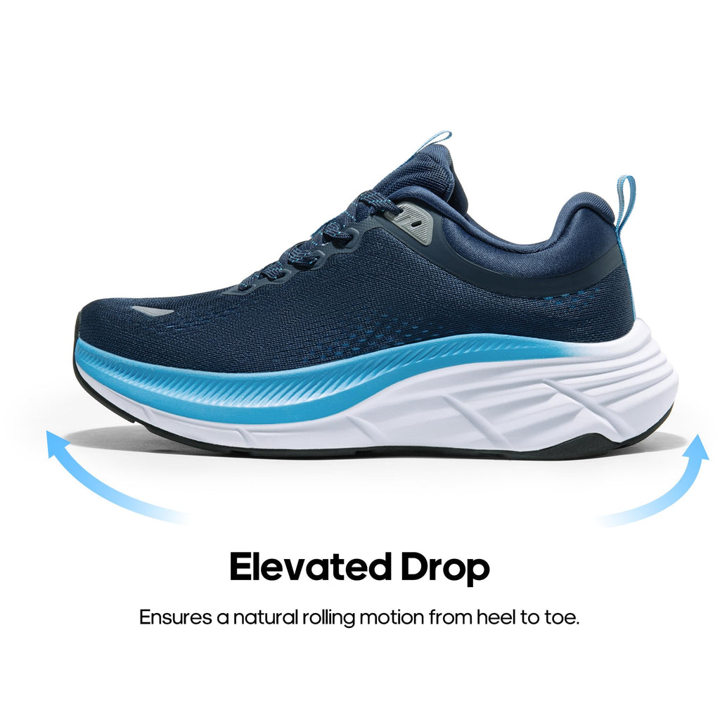NORTIV 8 Men's Walking Shoes Running Tennis Cushioning ActiveBreeze Non Slip Athletic Gym Workout Comfortable Fashion Sneakers,Size 10,Blue,SNWS246M