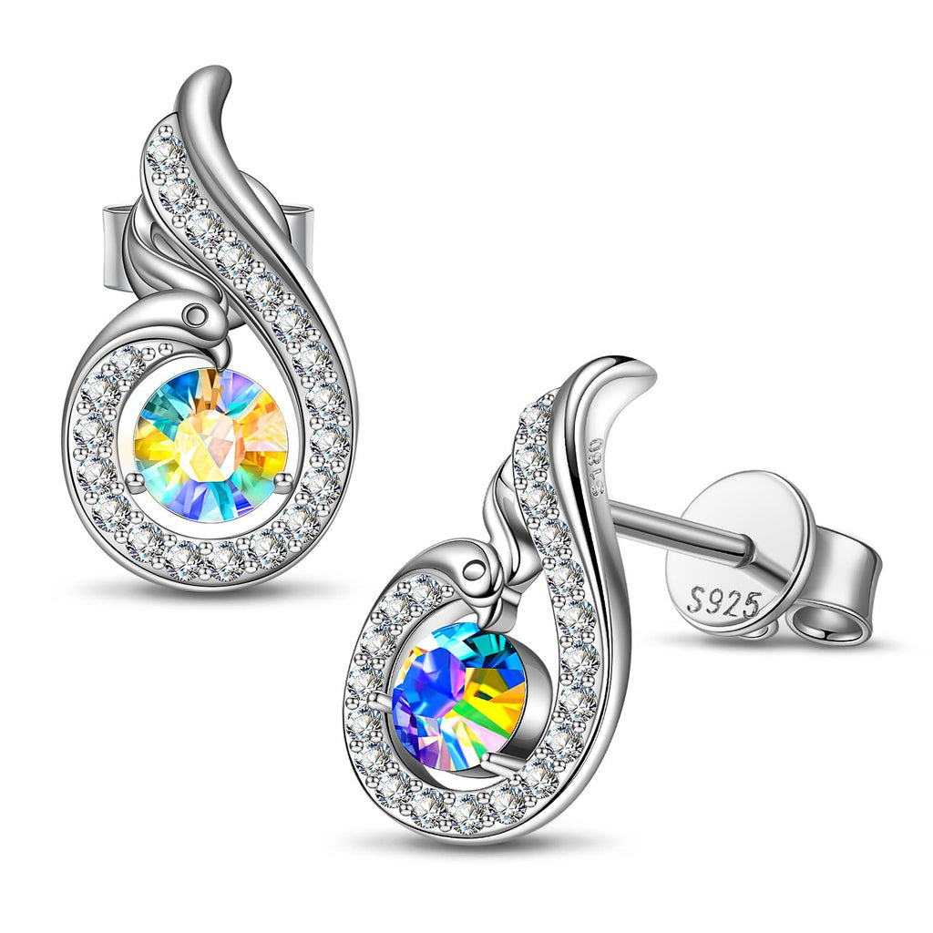 Kate Lynn Rise From the Ashes Phoenix Necklace & Earrings Set, Jewelry Gifts for Women