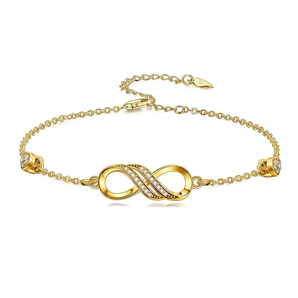 Midari Infinity Bracelet Infinity Love Bracelets for Women Birthday Jewelry Gifts for Mother