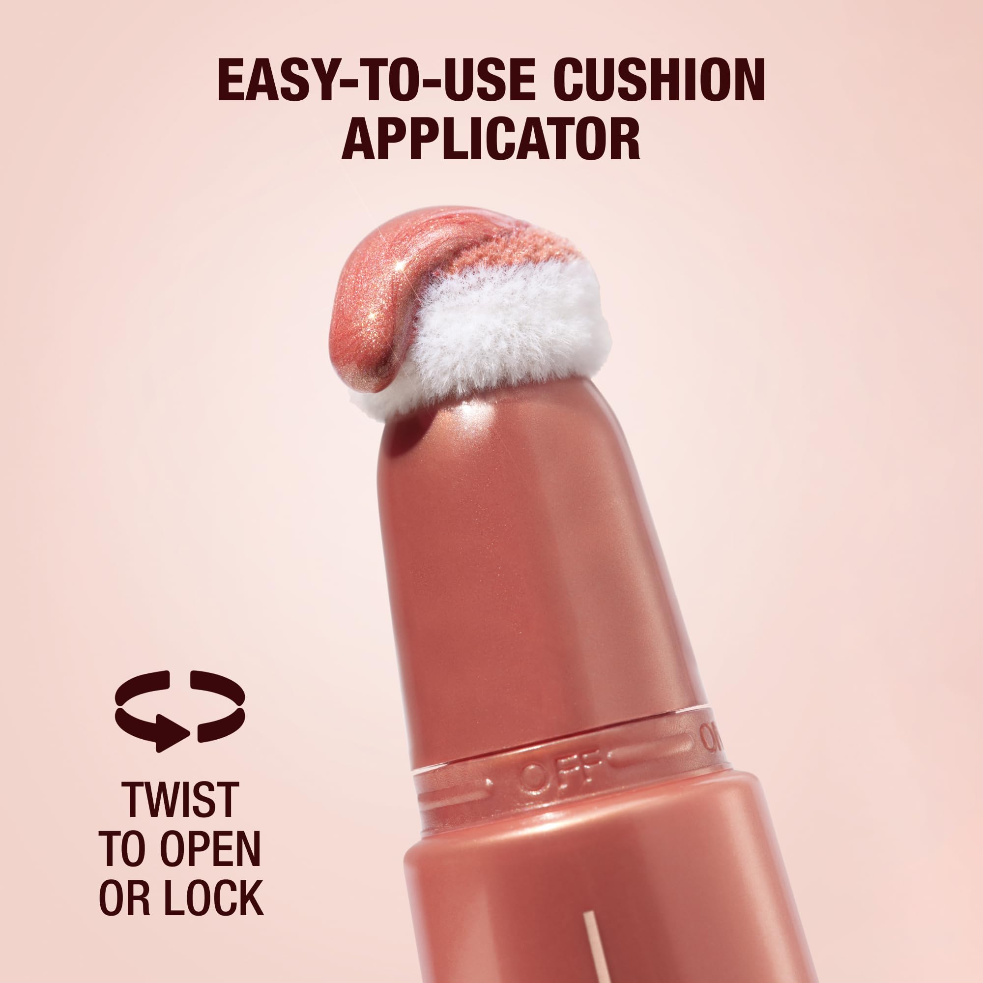 Charlotte Tilbury Beauty Light Wand Liquid Highlighter Makeup - Soft-Focus Highlighter & Blush for Cheeks - Pearlescent, Weightless Radiant Finish - Pinkgasm Sunset