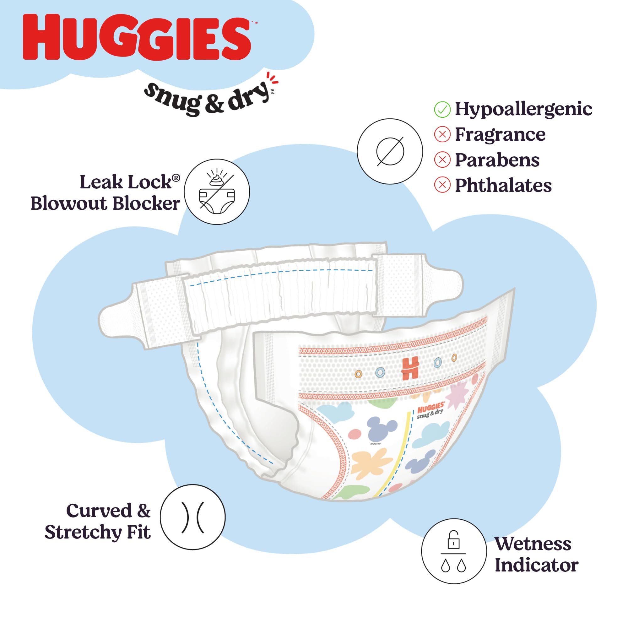 HUGGIES SNUG&Dry GIGA Diaper SZ2 116