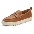 PARTY Loafers for Women, Comfortable Women's Loafers, Casual Dress and Work Slip-Ons, Camel, 9.5