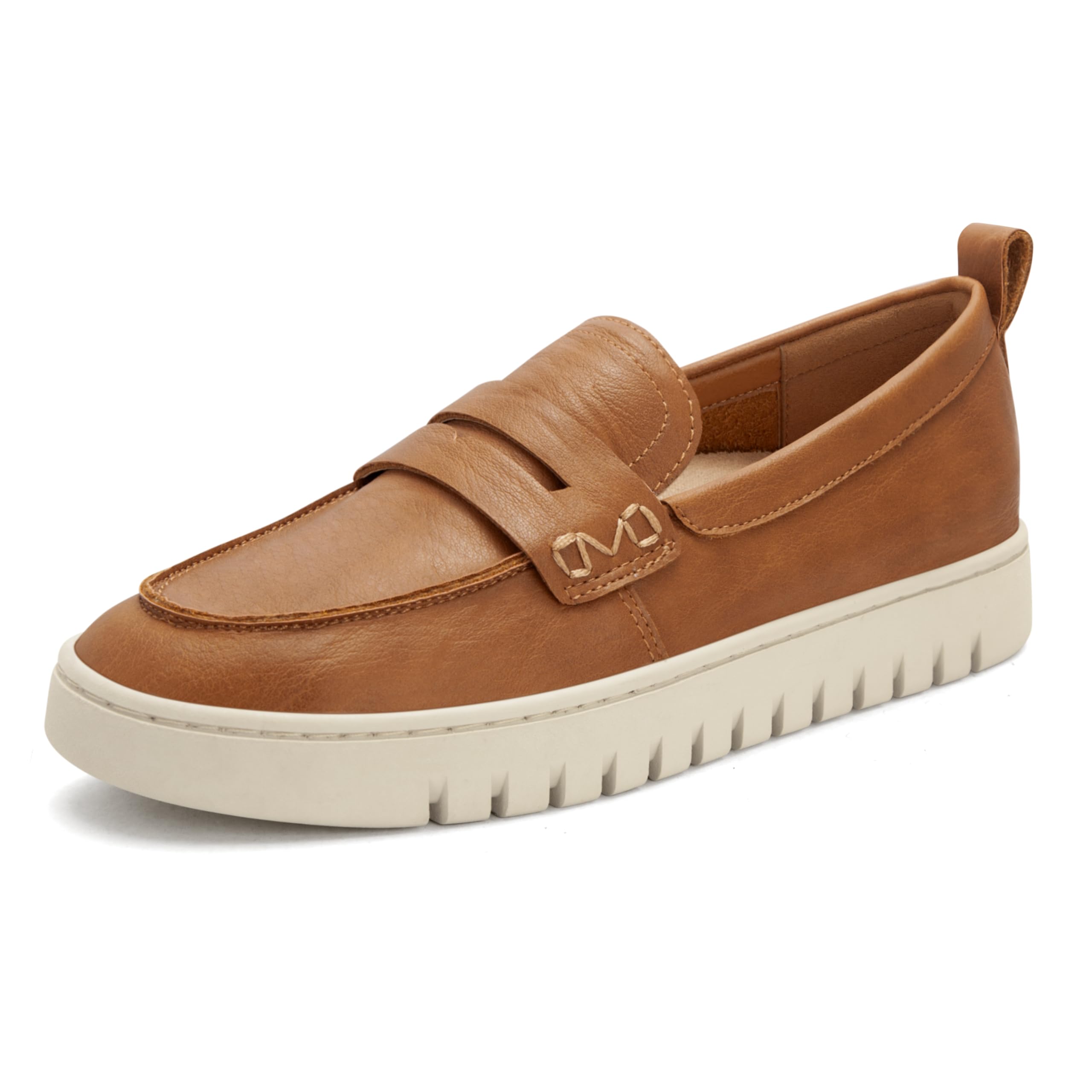 PARTY Loafers for Women, Comfortable Women's Loafers, Casual Dress and Work Slip-Ons, Camel, 9.5