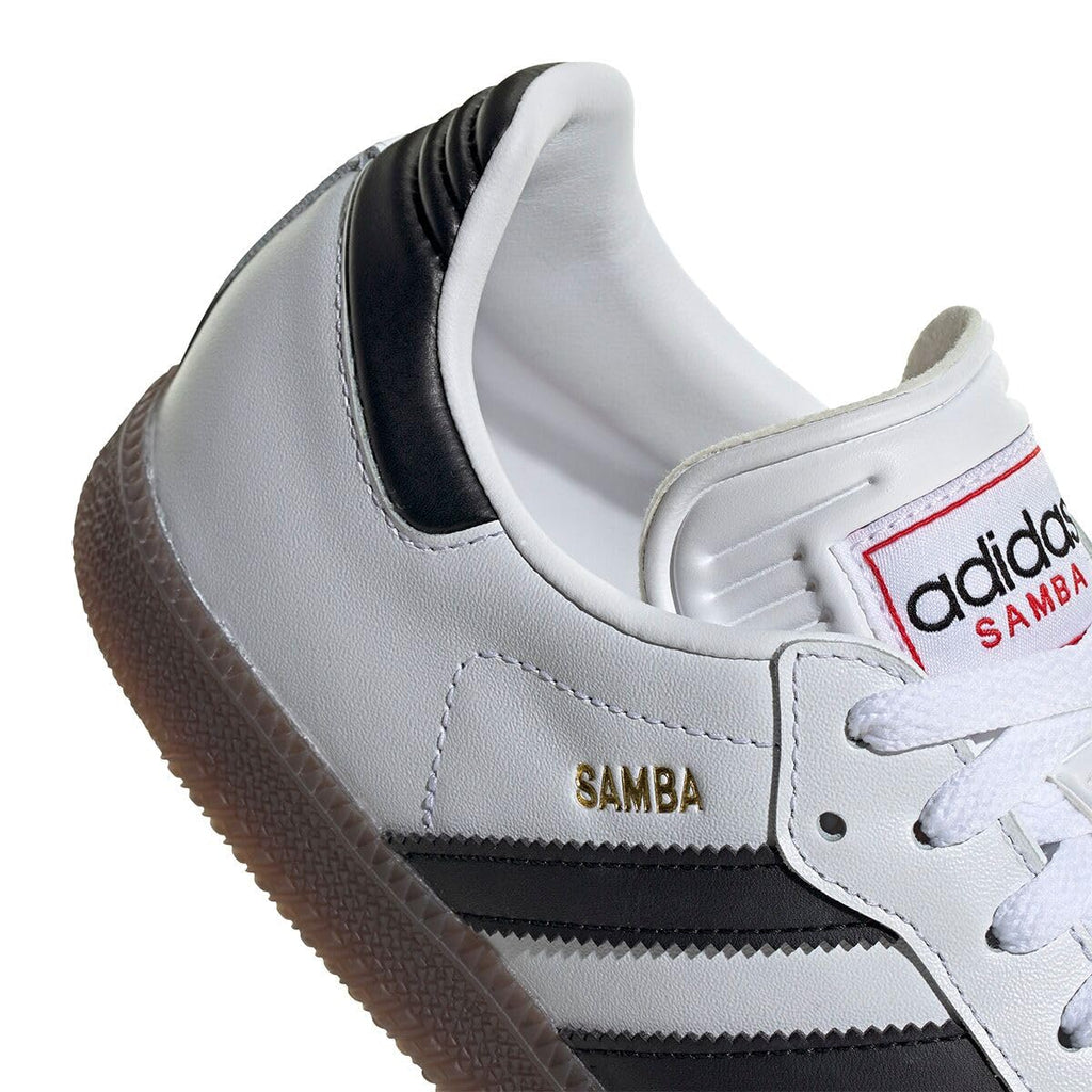 Adidas Unisex-Adult Samba Indoor, White/Black/Vivid Red, 6.5